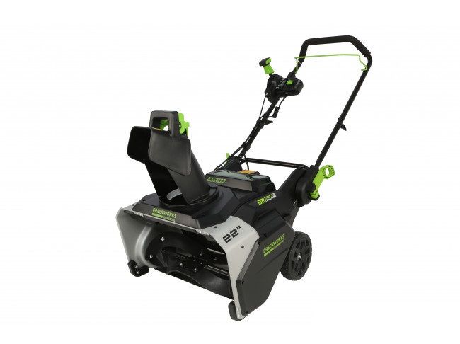 Снегоуборщик GREENWORKS GD82 82V бесщёточный аккумуляторный С 5 А/Ч АКБ И ЗУ